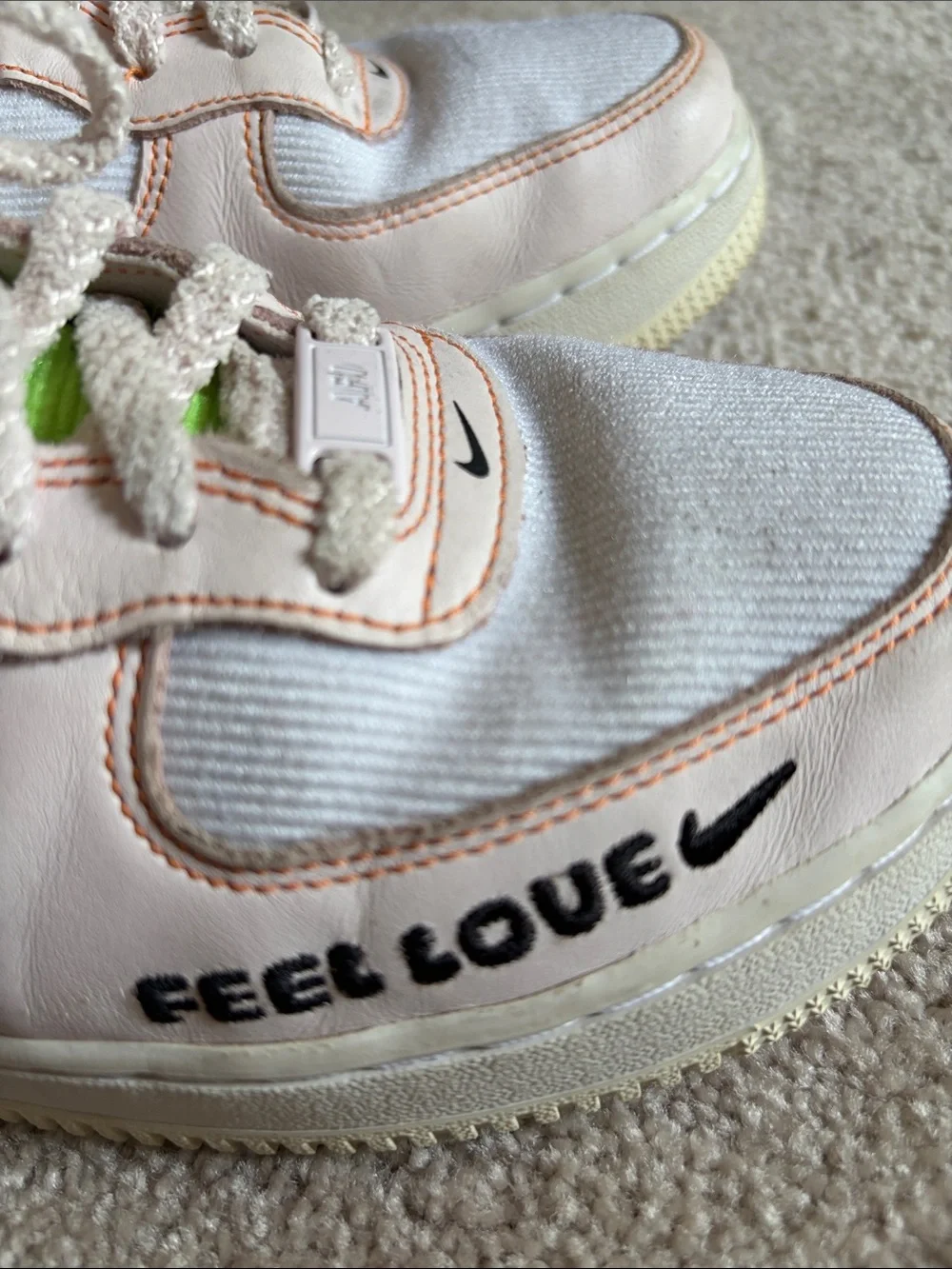 Nike Air Force White Athletic Sneaker size 8.5
